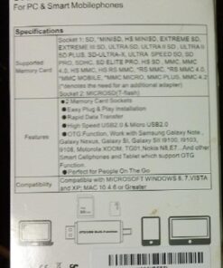 COCOCKA Micro USB OTG to USB 2.0 SD Card Adapter, Micro SD Card Reader,Trail Camera Memory Card Adapter Connector for Android Phone/Computer,Supports SD/SDHC/SCXC/MMC/MMC Micro USB A MICRO USB 43 51gbEglXs7L