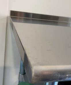 GRIDMANN Stainless Steel Kitchen Prep Table 36 x 24 Inches with Backsplash & Under Shelf, NSF Commercial Work Table for Restaurant and Home 36 in Long x 24 in Deep 34 51gdD2EpkUL