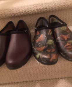 Sloggers Waterproof Garden Shoe for Men – Outdoor Slip-On Rain and Garden Clogs with Premium Comfort Support Insole, (Brown Leather), (Size 10) Leather Print Brown 16 51giMx06U9L