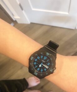 Casio Unisex MRW200H-2BV Neo-Display Black Watch with Resin Band 38 51gkE5zsT4L