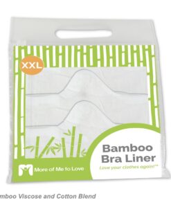 More of Me to Love Comfortable Bamboo Cotton White Bra Liner 3-Pack XX-Large 15 51gmH7lHK L
