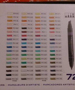 Prismacolor Premier Double-Ended Art Markers, Fine and Chisel Tip, 72 Pack 72 Count (Pack of 1) 67 51gtMfWnowL