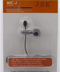 J K MIC-J 044 Lavalier Lapel Clip On Omni-Directional Condenser Microphone Compatible with Desktop Computer/Portable Voice Amplifier (Mono 1/8'' TS Plug) 14 51h19c eBDL 1