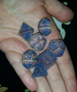 Elvish Dice Transparent/Blue (7) 20 51h1QUu2ZL