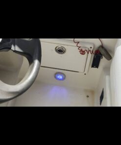 Partsam 4Pcs 3" Inch Round Chrome Marine Boat Lights Blue LED Transom Mount Stern Anchor Navigation Lights IP67 Waterproof, Boat LED Stern Lights, Night Fishing Lights,Deck Lights, 12V, Surface Mount 32 51hCIbqZq0L