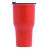 RTIC Tumbler, 30 oz, Red, Insulated Travel Stainless Steel Mug, Hot Or Cold Drinks, with Splash Proof Lid