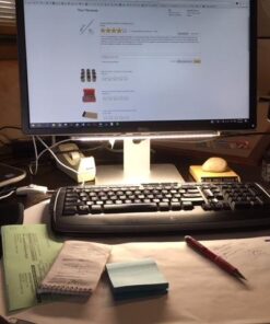 Qooltek Portable USB 60LED 7W Reading Strips Craft Light Eye-Care LED Desk Reading Lamp with Cool and Warm White Color Light Great for Craft Table, Pianos, Reading, Work Tables,DJ's, Music Stands 64 51hOljUmqL