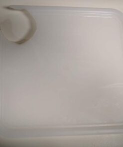 Rubbermaid Commercial Products Large Lid For 12, 18, And 22 Qt. Plastic Space Saving Square Food Storage Container (Fg652300Wht),White White Lid (12 qt.- 22 qt.) 28 51hPiFlGlSL
