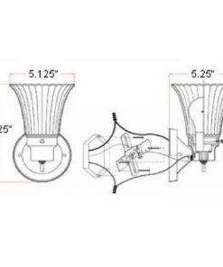 Design House 505115 Village 1-Light Indoor Dimmable Wall Sconce Frosted Flute Glass with Twist On/Off Switch for Bathroom Bedroom Hallway, 8.25" H x 5.1" W, Oil-Rubbed Bronze 26 51hcgqriOL