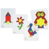 Learning Advantage Pattern Block Activity Cards - In-Home Learning Activity for Early Math & Geometry - Set of 20 - Teach Creativity, Sequencing and Patterning 15 51hd0JIazNL 1