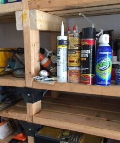 2x4basics 90124MI Custom Shelving and Storage System Shelflinks, Black, 6 Pack 49 51hdUcVwRVL