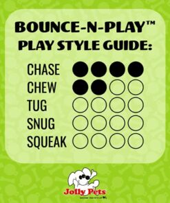 Jolly Pets Bounce-n-Play Dog Toy Ball, 8 Inches/Large, Blueberry, (Model: 2508 BB) Large (8 in) 26 51heF0t83rL