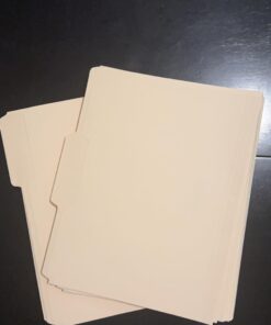 Amazon Basics 1/3-Cut Tab, Assorted Positions File Folders, Letter Size, Manila - Pack of 100 18 51hfB3uEFQL