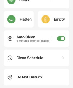 Meowant Self-Cleaning Cat Litter Box, Intelligent Radar Safety Protection Automatic Cat Littler Box for Multiple Cats, Large Capacity/Isolation Odor/APP Control Smart Cat Litter Box with Mat & Liner Gray 47 51hi6U2clFL