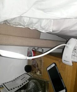 Clip Desk Lamp Table LED Bulb Lamps Set USB Outlet White Modern Shade Gooseneck Dimmable Light Clamp Base Touch Sensor Switch Charging Battery Office Room Bedroom Dorm Kids Small Girls Study Reading 46 51ho8MgceUL