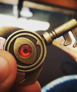 The Legend of Zelda Twilight Princess & Hylian Shield & Master Sword finest collection sets keychain/necklace/jewelry series Red-10set 50 51hqnH26CPL