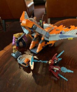 LEGO Marvel Super Heroes Avengers: Infinity War Thanos: Ultimate Battle 76107 Guardians of the Galaxy Starship Action Construction Toy (674 Pieces) (Discontinued by Manufacturer) 33 51hrOJ803UL