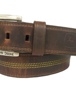 John Deere Men's 35mm Belt 34 Brown