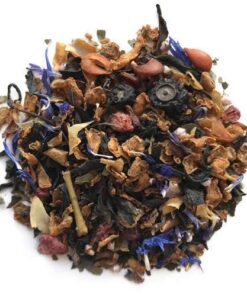 TRANKEBAR Heather & Forest Fruit Herbal Black Tea Infusion (15 Sachets) - Specialty Indian Tea with Heather, Raspberry, Cornflower, & Black Currant 15 Count (Pack of 1) 14 51i4X9hBTnL