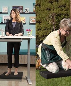 Yes4All Extra Large Foam Balance Pad, Non-Slip Foam Mat for Yoga & Balance Strength Training, Knee Pad for Physical Therapy A'.Black - L - 15,5" x 13" x 2" 21 51i5KYFCGwL