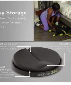 AB Doer 360 with PRO Kit: AB Doer 360 Fitness System Provides an Abdonimal and Muscle Activating Workout with Aerobics to Burn Calories and Work Muscles Simultaneously! AB Doer Pro Kit 10 51i5pRSqpSL