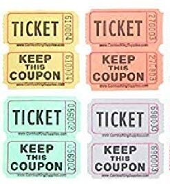 Double Purple Raffle Ticket Roll - 2000 Per Roll 8 51i7yeRAyML