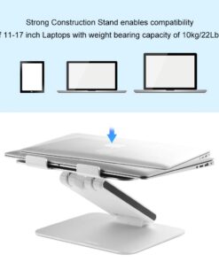 SKYZONAL Aluminum Notebook Desktop Stand Height Adjustable Laptop Stand for Computer PC Notebook MacBook Ipad 12 51i9GTLlwDL