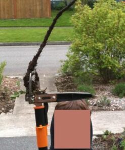 Fiskars 3-Claw Stand Up Weeder - Gardening Hand Weeding Tool with 39" Long Ergonomic Handle - Black/Orange 21 51iPw A5pGL