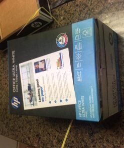 HP Printer Paper | 8.5 x 11 Paper | Office 20 lb | 3 Ream Case - 1500 Sheets | 92 Bright | Made in USA - FSC Certified | 112090C, White 3 Ream | 1500 Sheets Letter (8.5 x 11) 36 51iUXjR p3L