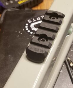 Alternative view of Magpul MAG406-BLK MOE Polymer Rail Section, 5-Slot, Black