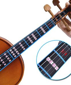 Alternative view of FineFun Violin Finger Guide/Fingerboard Sticker Fret guide Label Finger Chart For Full Size Violin (3/4) 3/4