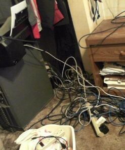 VELCRO Brand ONE WRAP Thin Ties | Strong & Reusable | Perfect for Fastening Wires & Organizing Cords | Black & Gray, 8 x 1/2-Inch | 25 Black + 25 Gray Ties 45 51ifV9hsHPL 1