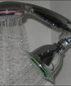 PowerSpa All-Chrome 7-Color LED Shower Head/Hand Held Shower High Pressure Twin Combo Showerhead System with Air Turbo Technology - Includes Premium Stainless Steel Hose and 3-way Water Diverter 37 51ij7KvIbtL