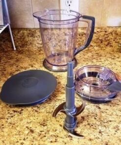 Ninja QB900B Master Prep Food Processor Blender with 48 oz Pitcher & 16 oz Chopping Bowl, Perfect for Frozen Blending & Chopping, 400 Watts, Dishwasher Safe, Countertop, Grey Gray 48 oz. 30 51im5lE9mEL