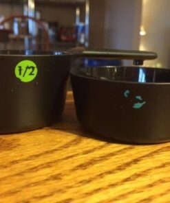 OXO Good Grips 6- Piece Plastic Measuring Cups, Black 18 51inMAMTL