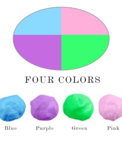 Alternative view of Fluffy Slime - Meland 6 OZ Jumbo Fluffy Floam Slime Stress Relief Toy Scented Sludge Toy for Kids and Adults, Super Soft and Non-sticky, ASTM Certified, 4 Colors