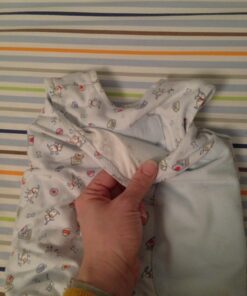 HALO 100% Cotton Sleepsack Swaddle, 3-Way Adjustable Wearable Blanket, TOG 1.5, Cream, Small, 3-6 Months Small (Pack of 1) 27 51it7 2Z3wL