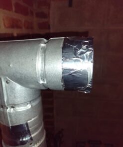 Professional Grade Aluminum Foil Tape - 2 Inch by 210 Feet (70 Yards) 3.6 Mil - High Temperature Tape - Perfect for HVAC, Sealing & Patching, Hot & Cold Air Ducts, Metal Repair, More! 31 51ivu6SLIWL