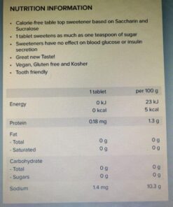 Hermesetas Mini Sweeteners Original 1200 Tablets (1) 7 51j0pZC5bL