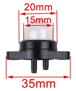 Hipa Primer Bulb Pump with Air Filter Fuel Filter Fuel Line Hose Tube Spark Plug Kit for Poulan Craftman Mcculloch MAC Chainsaw Parts 530037793 16 51j1QbroJ6L