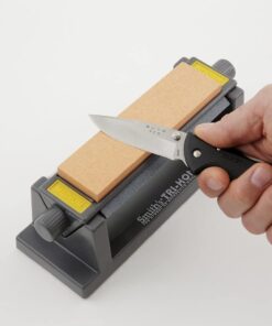 Smith’s TRI6 Arkansas Tri-Hone Stone Sharpening System Grey 6” Fine, Medium, & Coarse Stones 3-Way Honing Nonslip Rubber Feet Restore Tools, Hunting, Kitchen, Fishing & Pocket Knives 30 51j2F54 9ZL
