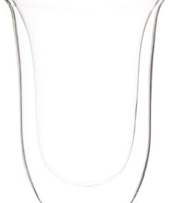 Alternative view of De'Longhi DeLonghi Double Walled Thermo Latte Glasses, Set of 2, 2 Count (Pack of 1), Clear, 330 milliliters Latte Glasses (set of 2)