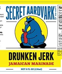 Secret Aardvark Hot Sauce Variety Pack – Drunken Jerk, Drunken Garlic, and Habanero Hot Sauce, Low Carb, Gluten-Free Hot Sauce & Marinade Gift Set – 8 fl oz 3 Pack 14 51jCWs47VL