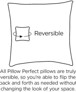 Alternative view of Pillow Perfect Damask Indoor/Outdoor Chair Seat Cushion, Tufted, Weather, and Fade Resistant, 19" x 19", Blue/White Basalto, 2 Count 19" x 19"