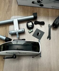 DeskCycle Under Desk Bike Pedal Exerciser - Mini Exercise Bike Desk Cycle, Leg Exerciser for Physical Therapy & Desk Exercise - Adjustable Leg and Standard Versions White Standard Height 35 51jDOm1fT L