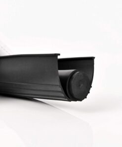 BOWSEN Garage Door Bottom Seals Weatherproof Weatherstrip Threshold Buffering Sealing High Performance EPDM Rubber Weather Resistance Gasket Black 1/4 Inch T-End, 16FT Long 16 FT Black (1/4" T-Channel End) 33 51jHA54uh1S