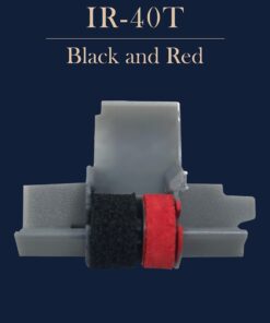 Package of Two Casio HR-100TM and HR-150TM Calculator Ink Roller, Black and Red, Compatible 9 51jHJ0RKvVS