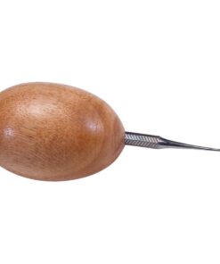 Lineco Wooden Ball Handle Awl. Extra-Heavy Duty, Comfortability and Good Control, Thin Point for Sewing Extra Heavy Duty Brown 3 51jIQP elrL