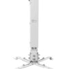 WALI Universal Projector Mount, Projector Ceiling Mount with 25.6'' Extendable Arms, Projector Mounting for Ceiling Adjustable Height Holds up to 44 lbs Projector Holder/Hanger (PM-001-W), White 7 51jJ2L2TbfL