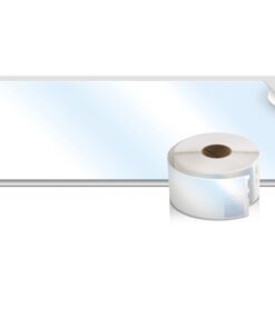 DYMO Authentic LW Clear Mailing Address Labels, DYMO Labels for LabelWriter Label Printers, 1-1/8" x 3-1/2", 1 Roll of 130 11 51jNJPR06eS